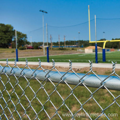 green and black coated chain link mesh